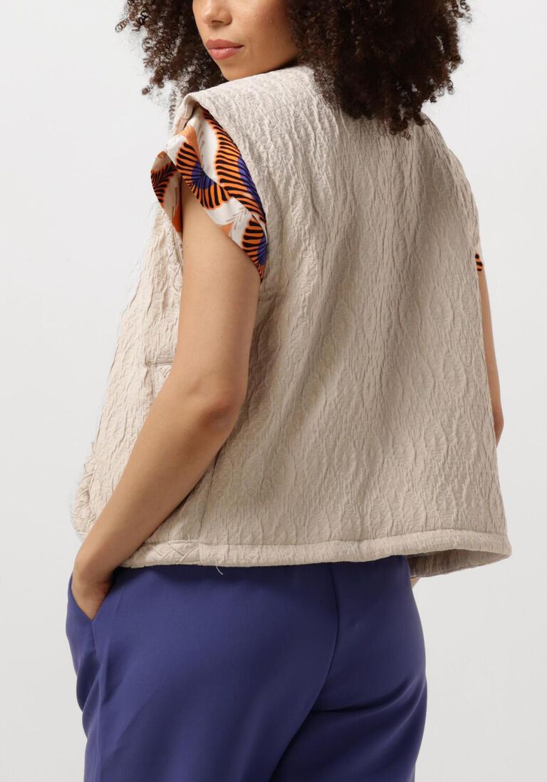 ecru spooq the label gilet lina gilet