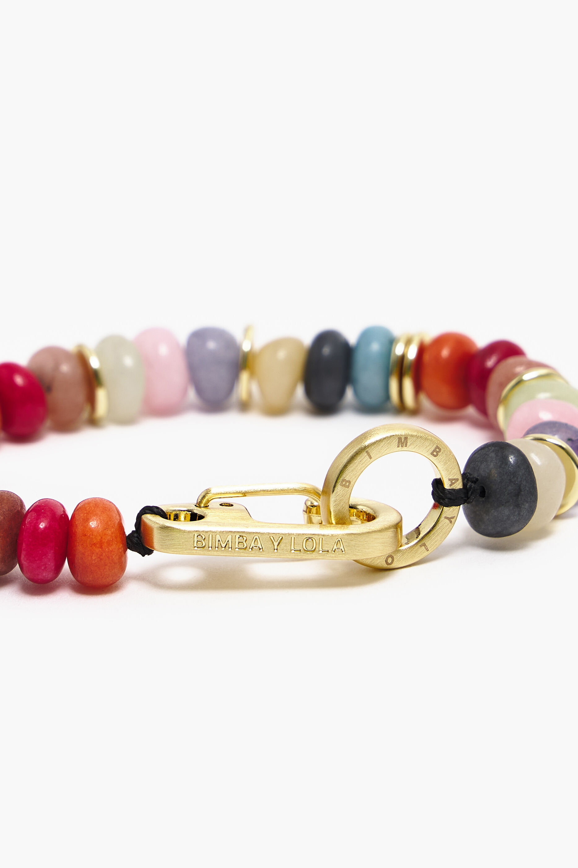 Pulseira de pedras multicoloridas