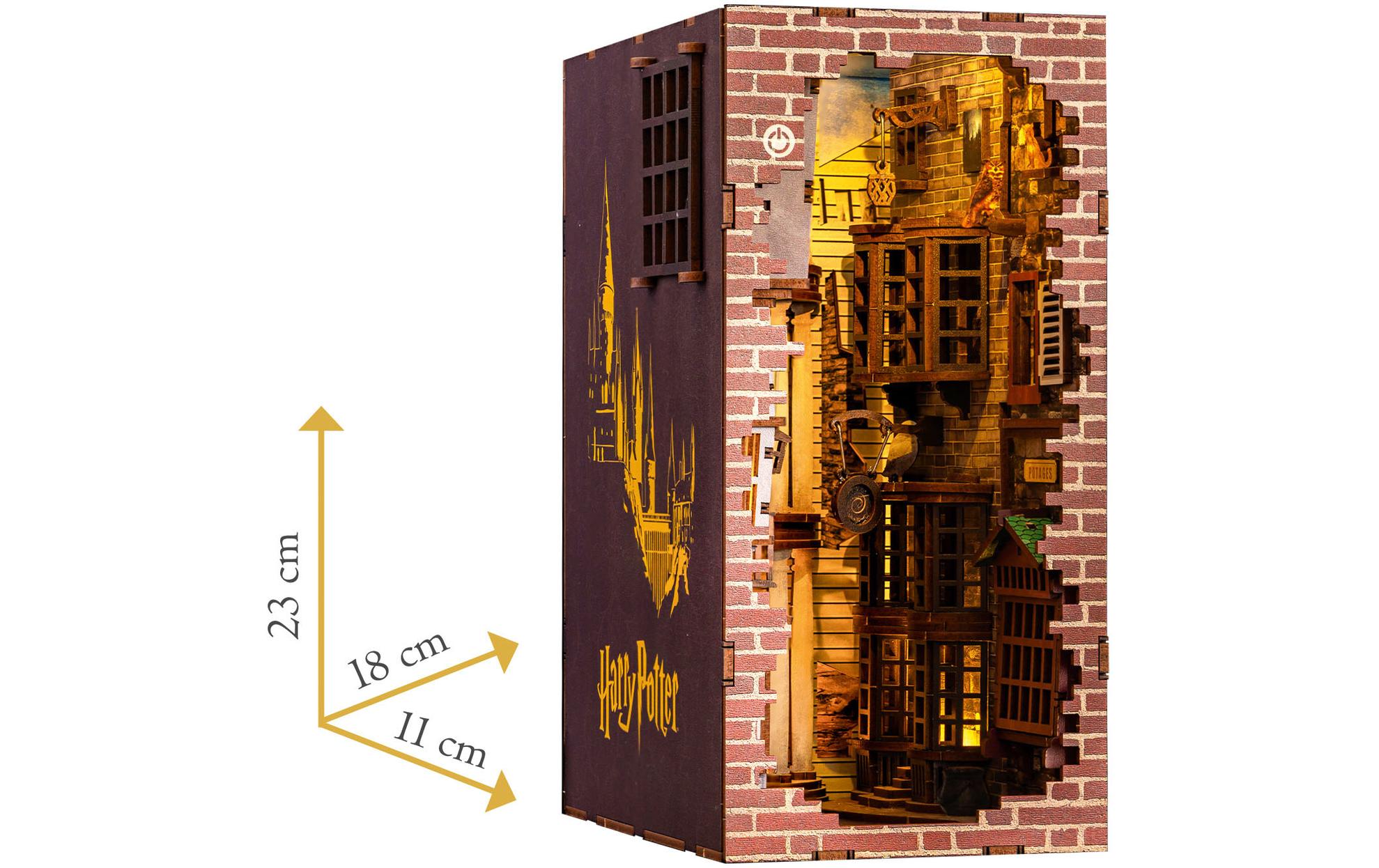 Bausatz Diagon Alley Harry PotterHolzbausatz mit LED-Beleuchtung und Berührungssensor
