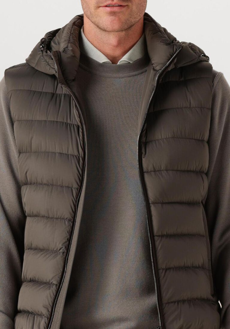 taupe moorer bodywarmer febo s3c