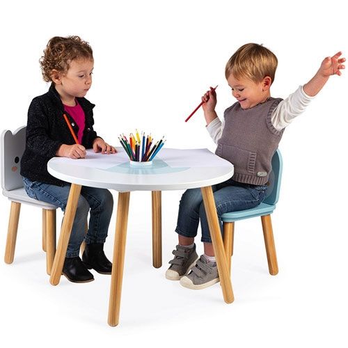 Janod kindertafel en twee stoelen