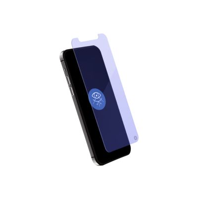Force Glass - protection d'écran pour iPhone 12/12 Pro - anti lumière bleue - anti lumière bleue - transparent