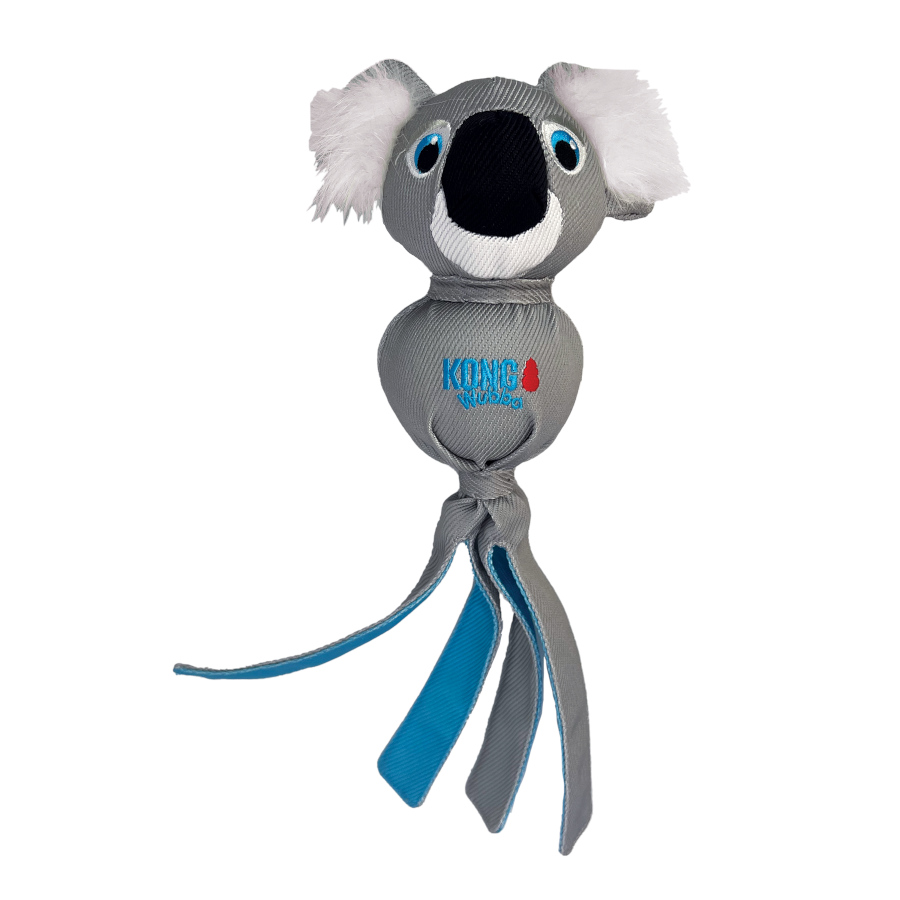 Brinquedo de pelúcia Kong Wubba Zoo Koala com som para cães