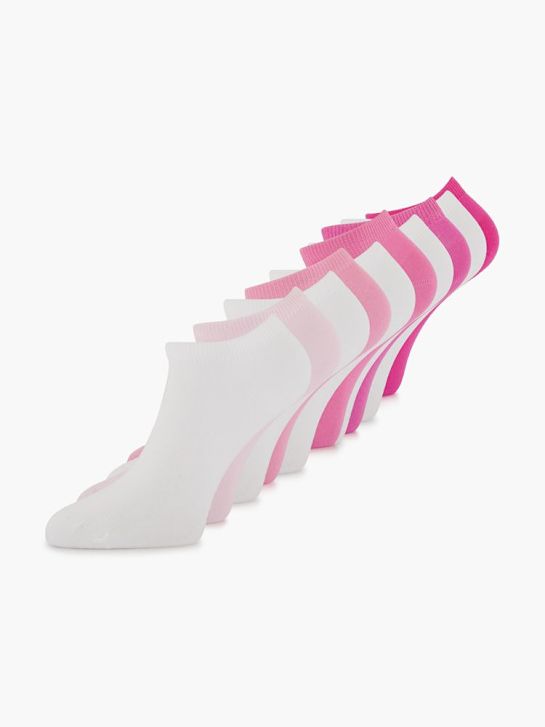 Graceland 10 Pack Sneaker-Socken pink