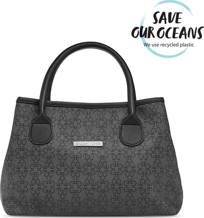 Gillian Jones - Mary Makeup Taske I Pu-Materiale - New Black