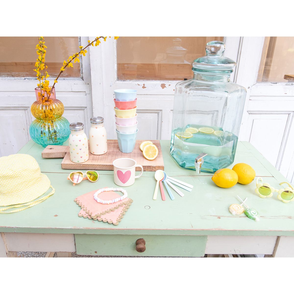 Lunettes de soleil fleurs jaunes 0-2 ans Le petit Souk