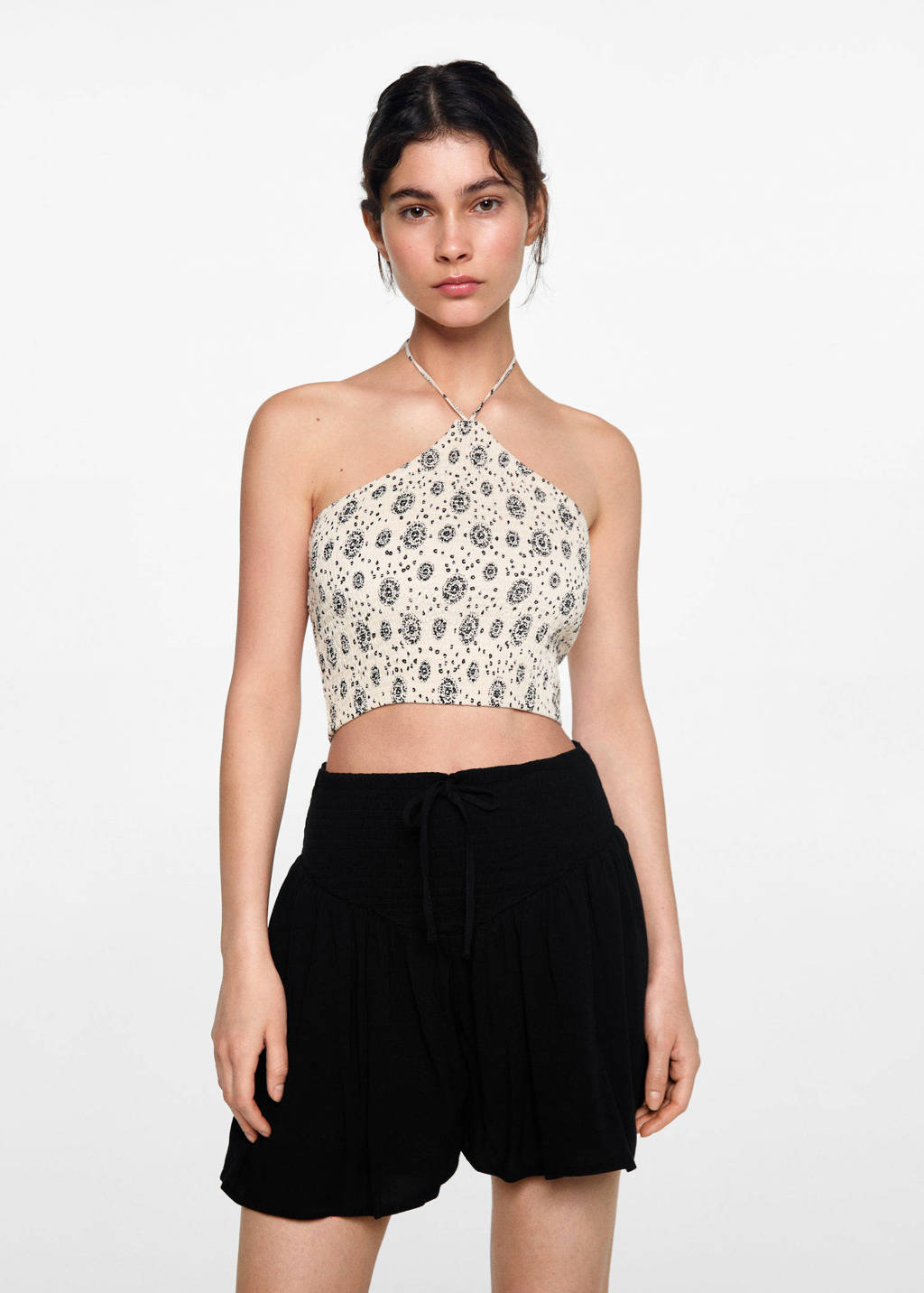 MANGO TEEN casual short zwart