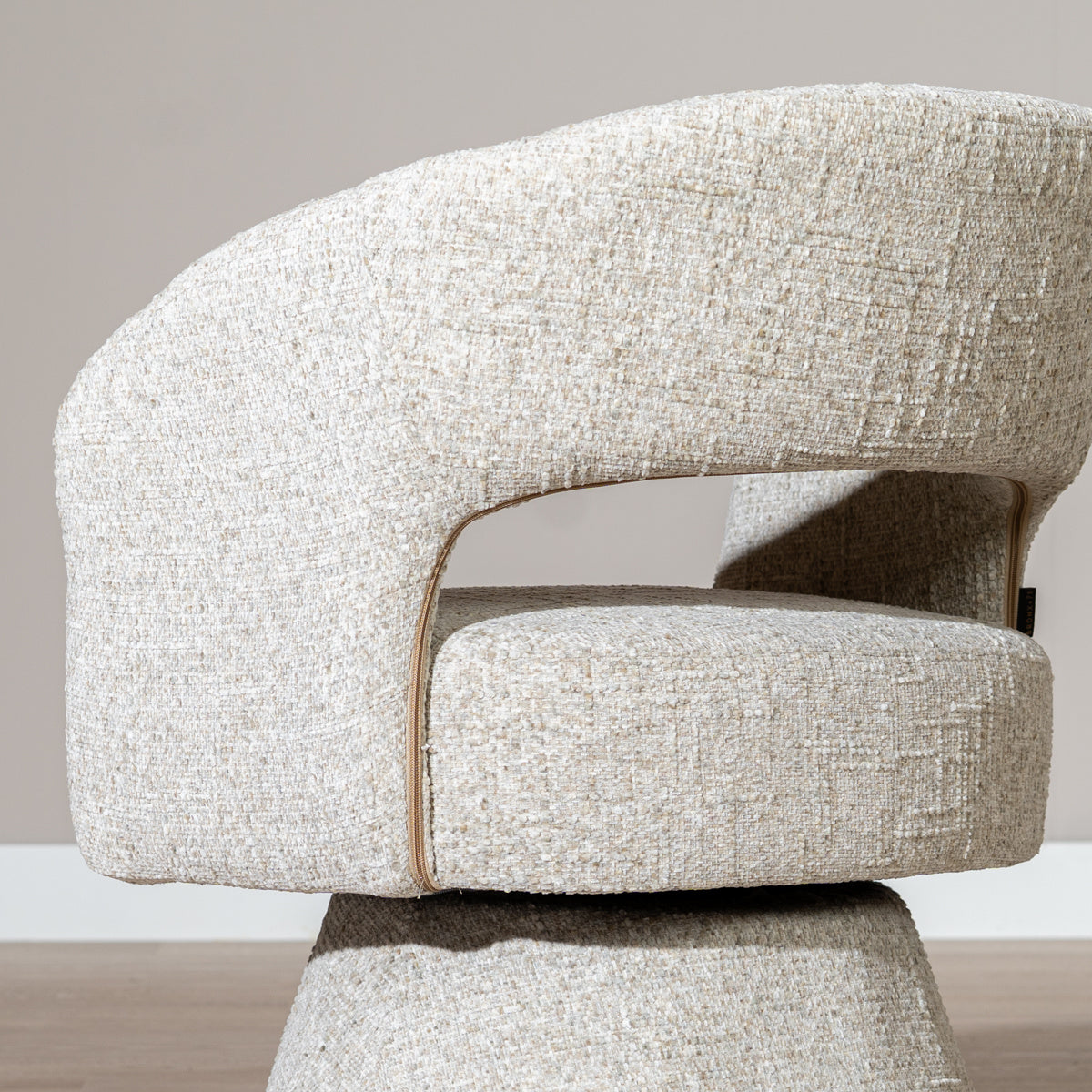 Bronx71 Fauteuil Josh draaibaar chenille taupe