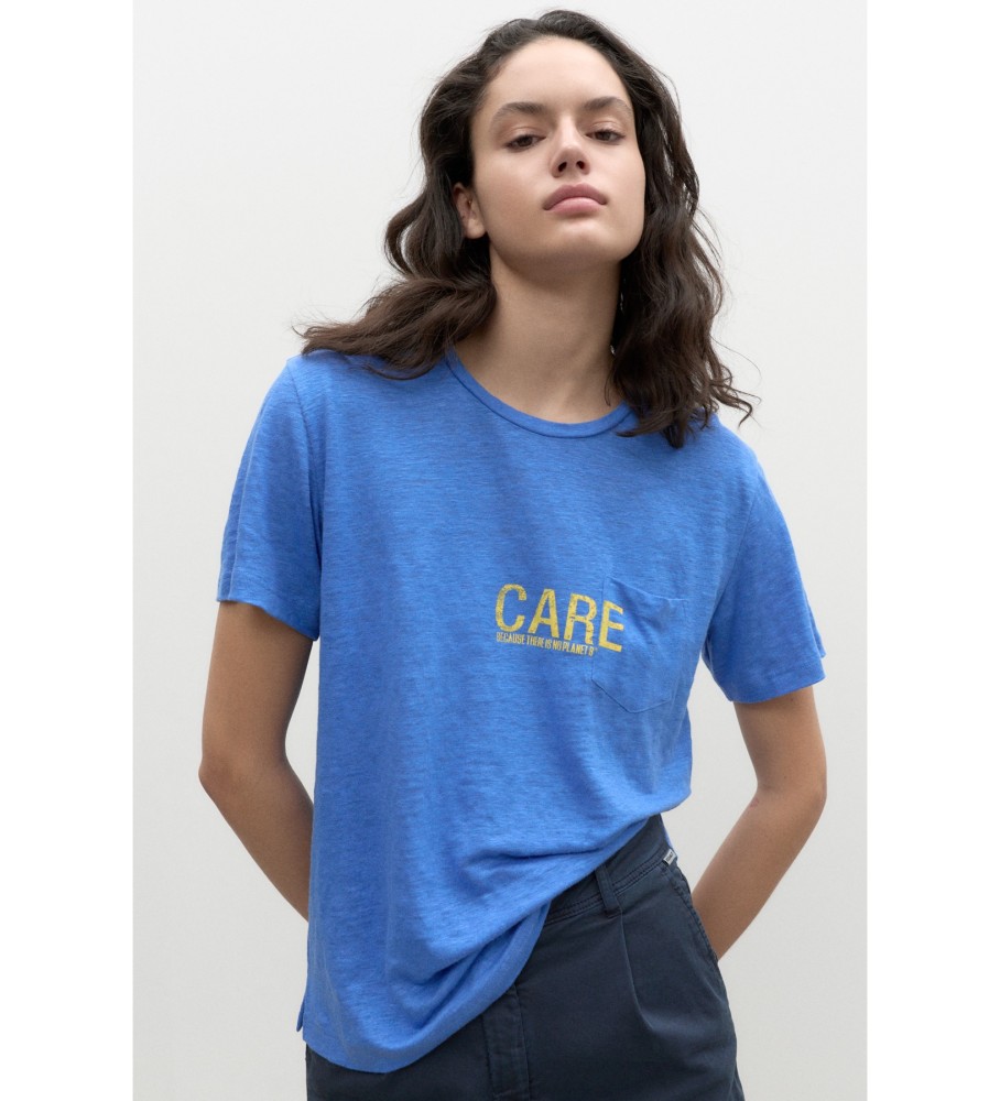 Camiseta azul ECOALF Lisbonalf