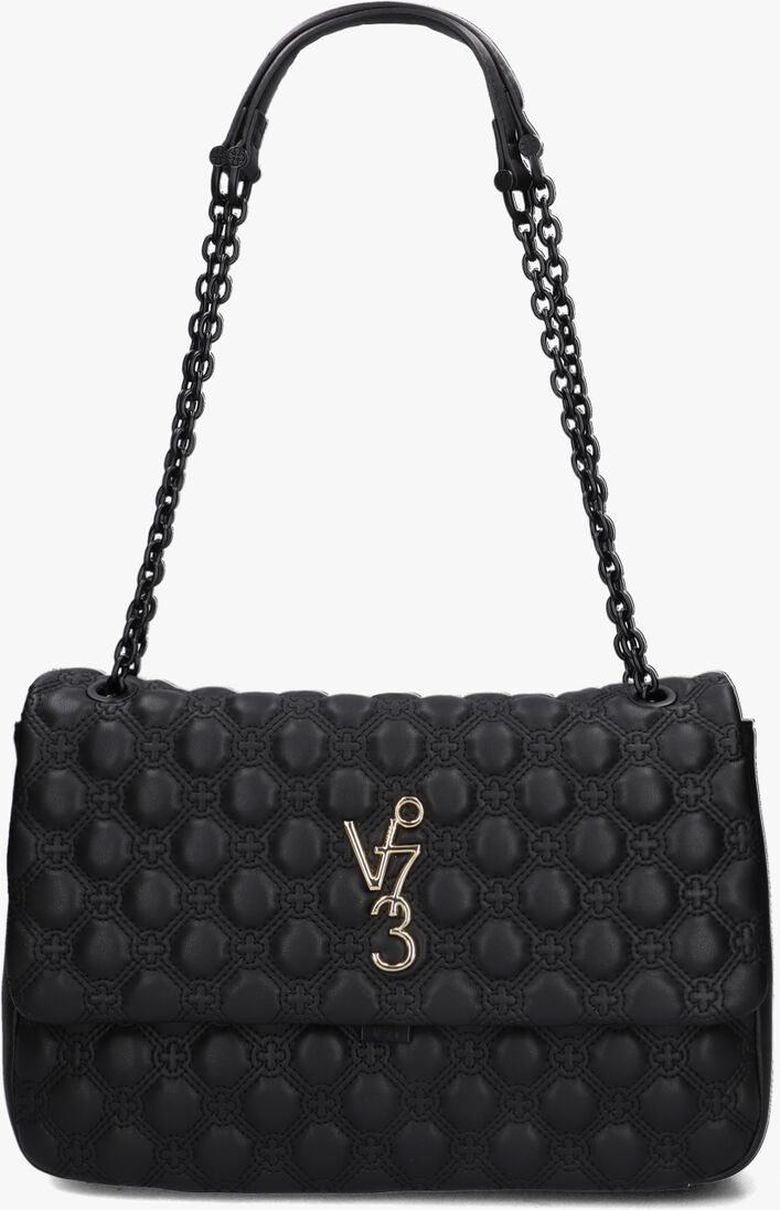 V73 zwarte v73 schoudertas marzia flap bag