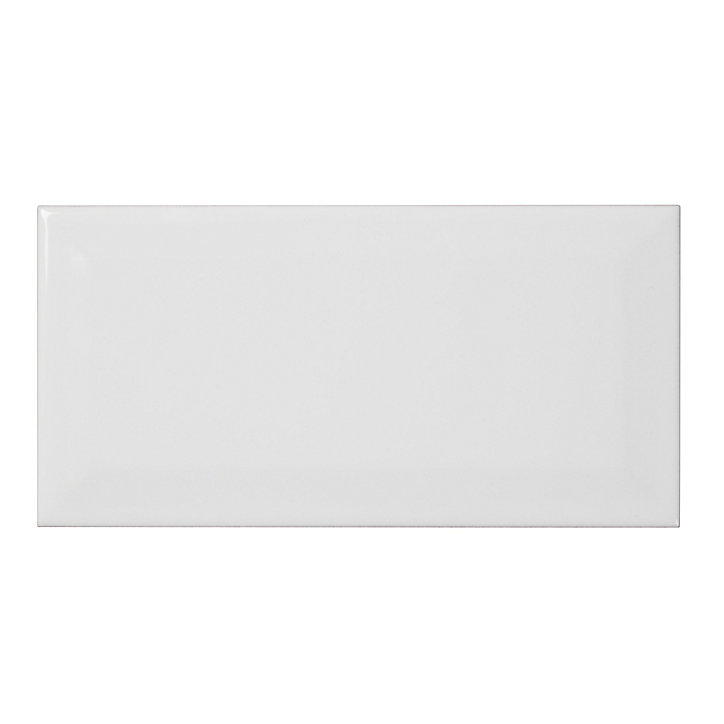 Carrelage mural blanc 10x20cm Trentie