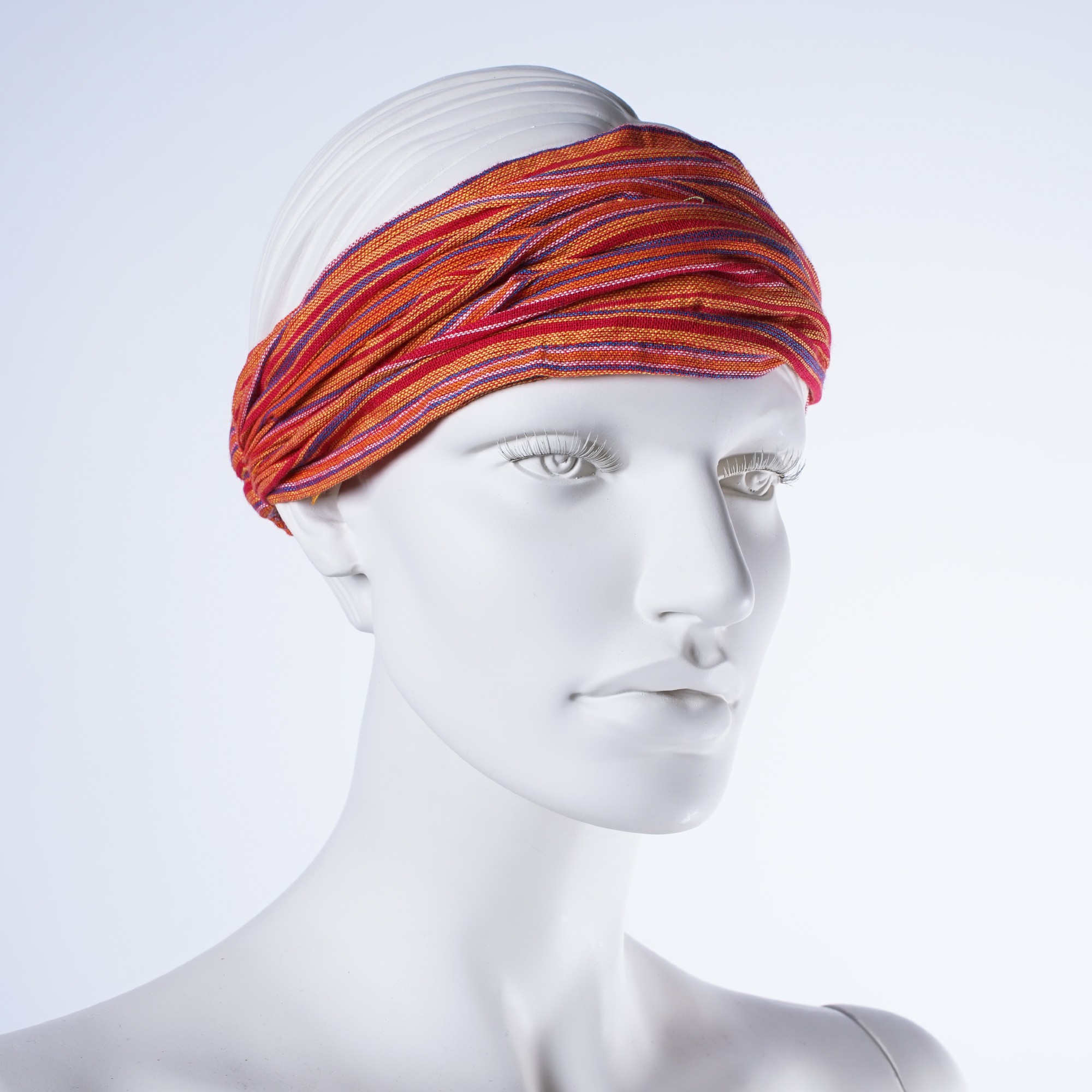 Haarband 'Denver', aus 100% Baumwolle, orange/rot günstig bestellen