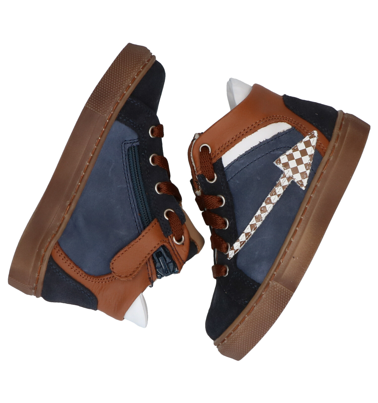 Hoge schoenen blauw