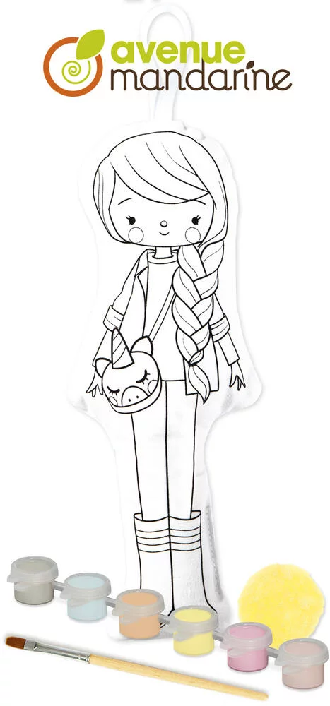 POUPEE A PEINDRE CHLOE