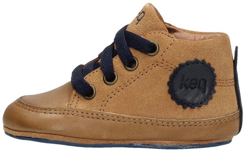 Keq Jongens babyschoentjes cognac