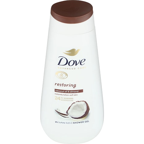 Shower gel m. kokos olie og mandel