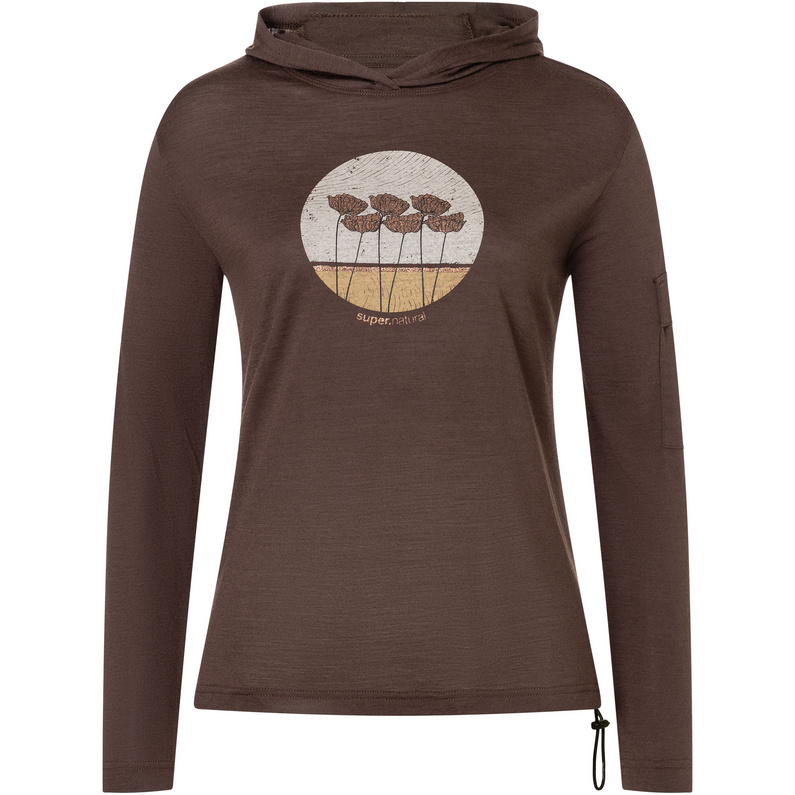 Super.Natural Damen Tulips Light P Hoodie