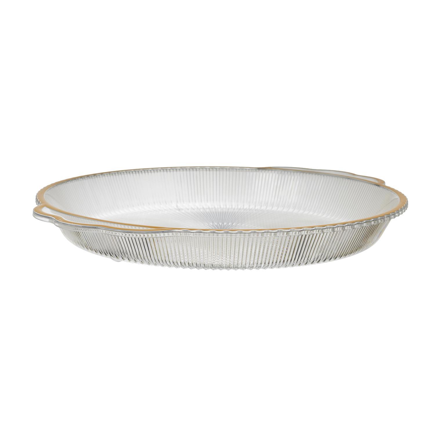PLATEAU ROND PLASTIQUE MIRAGE D.38.5CM