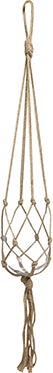 TS plantenhanger Macramé bruin H 70 cm