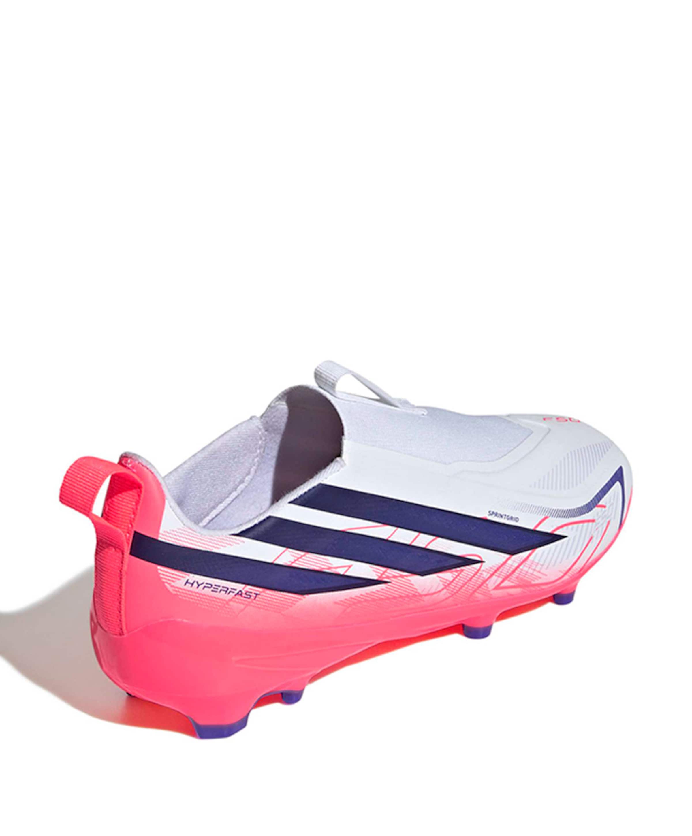 Adidas F50 Hyperfast League Ll Fg J jongens voetbalschoenen wit