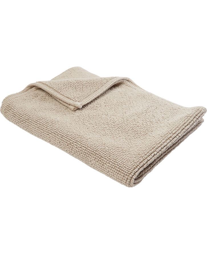Magasin du Nord Collection Bathmat stonewashed 60x90 white sand GOTS Beige