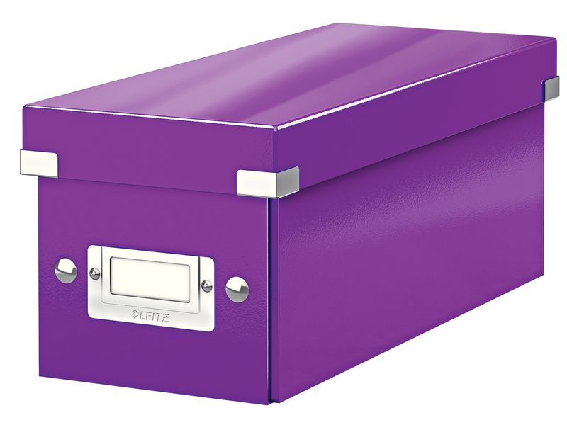 Leitz Aufbewahrungsbox Click&Store CD Violett Aufbewahrungsbox