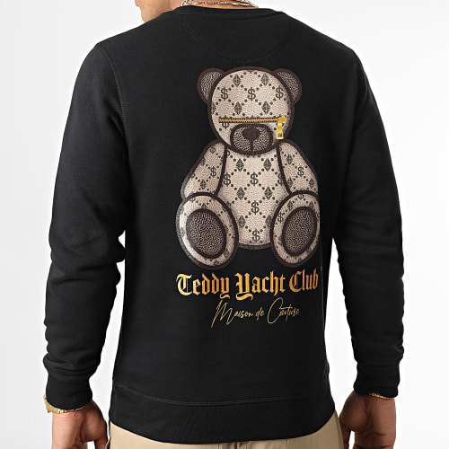 Sweat Crewneck Maison Couture Beige Limited Edition Noir