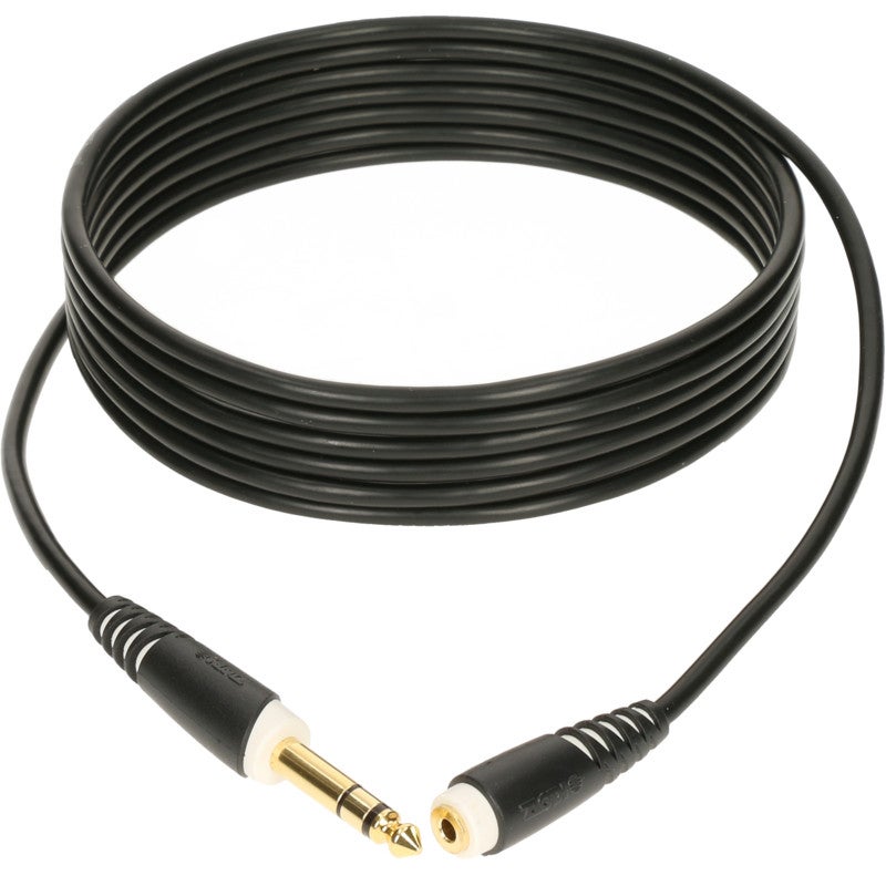 Klotz AS-EX60300 hoofdtelefoon verlengkabel 6.35 mm - 3.5mm 3 meter