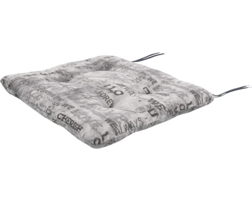 Doppler Elegant zitkussen 45x45x4 cm grijs