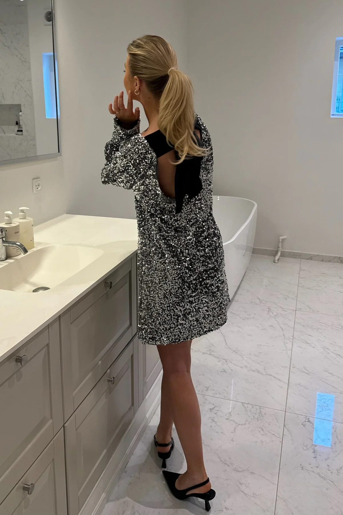 BYIC Bellaic Sequin Bow Dress