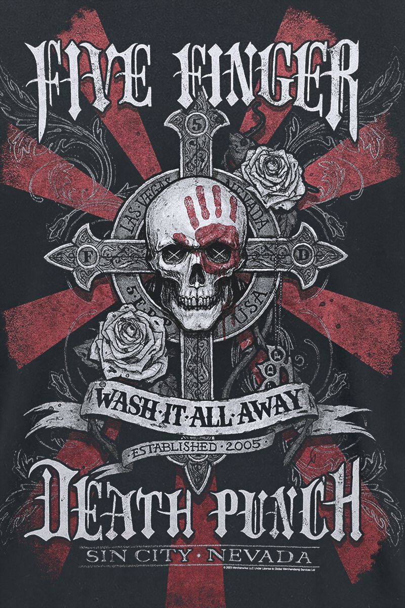 WashIt Away | Five Finger Death Punch T-Shirt Manches courtes