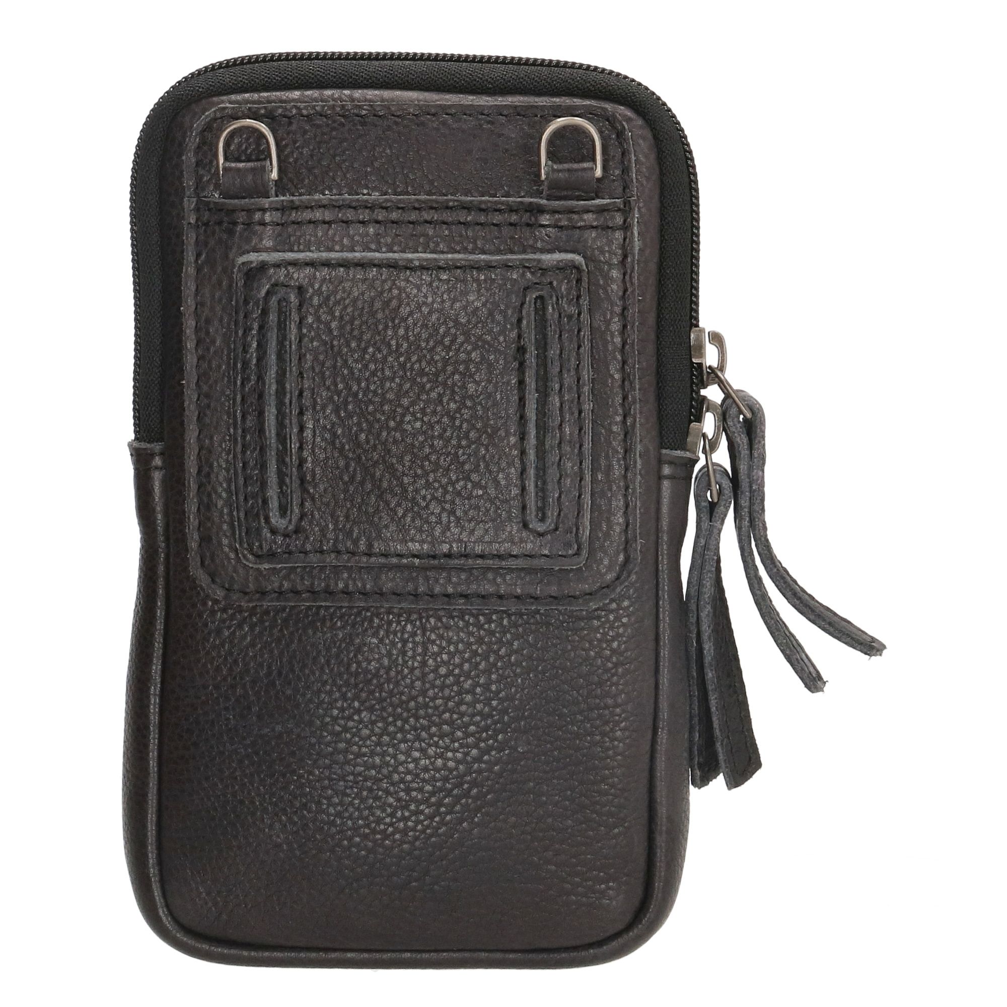 Hide & Stitches Paint Rock Telefoontasje Zwart