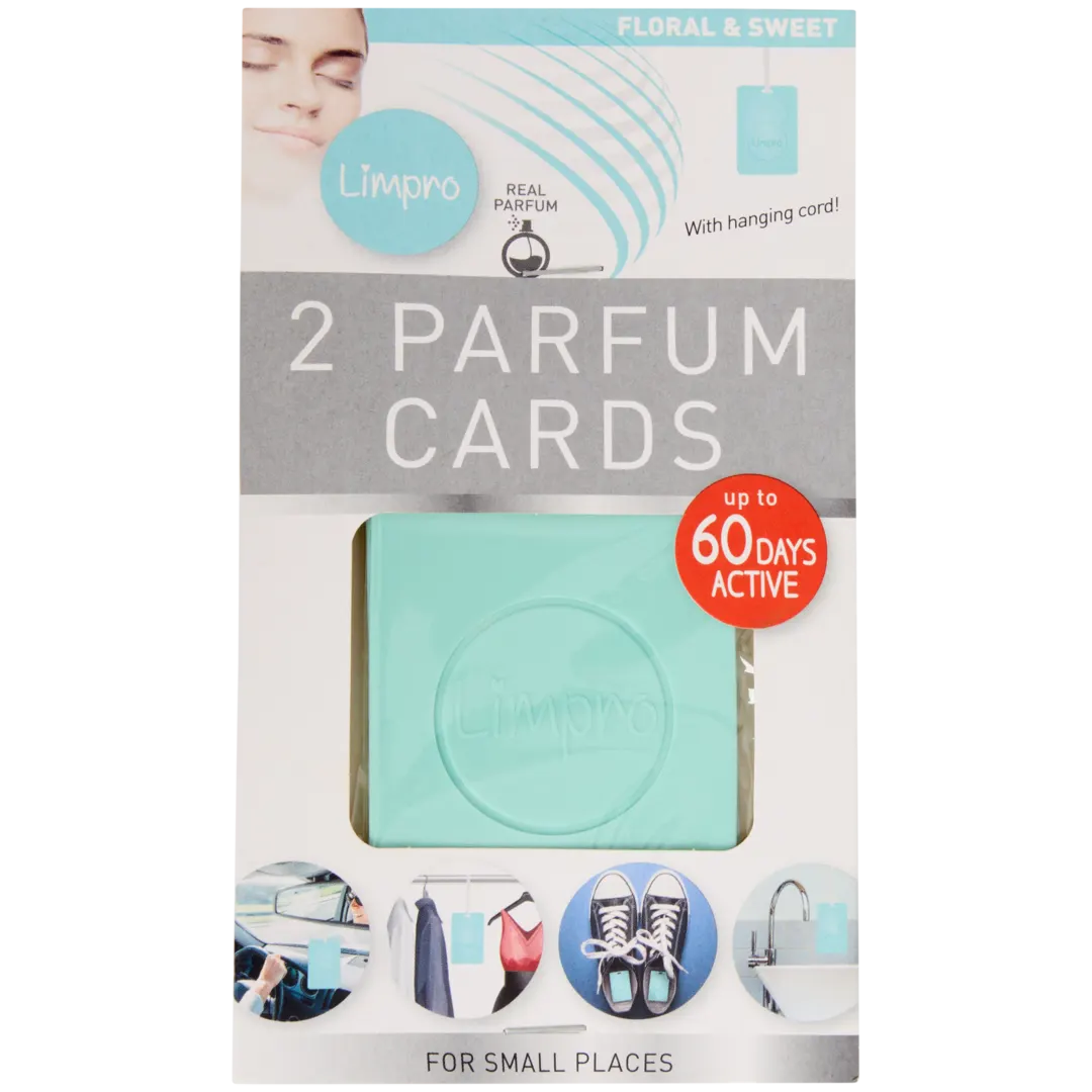 Limpro parfumkaarten navulling 2 stuks | diverse varianten