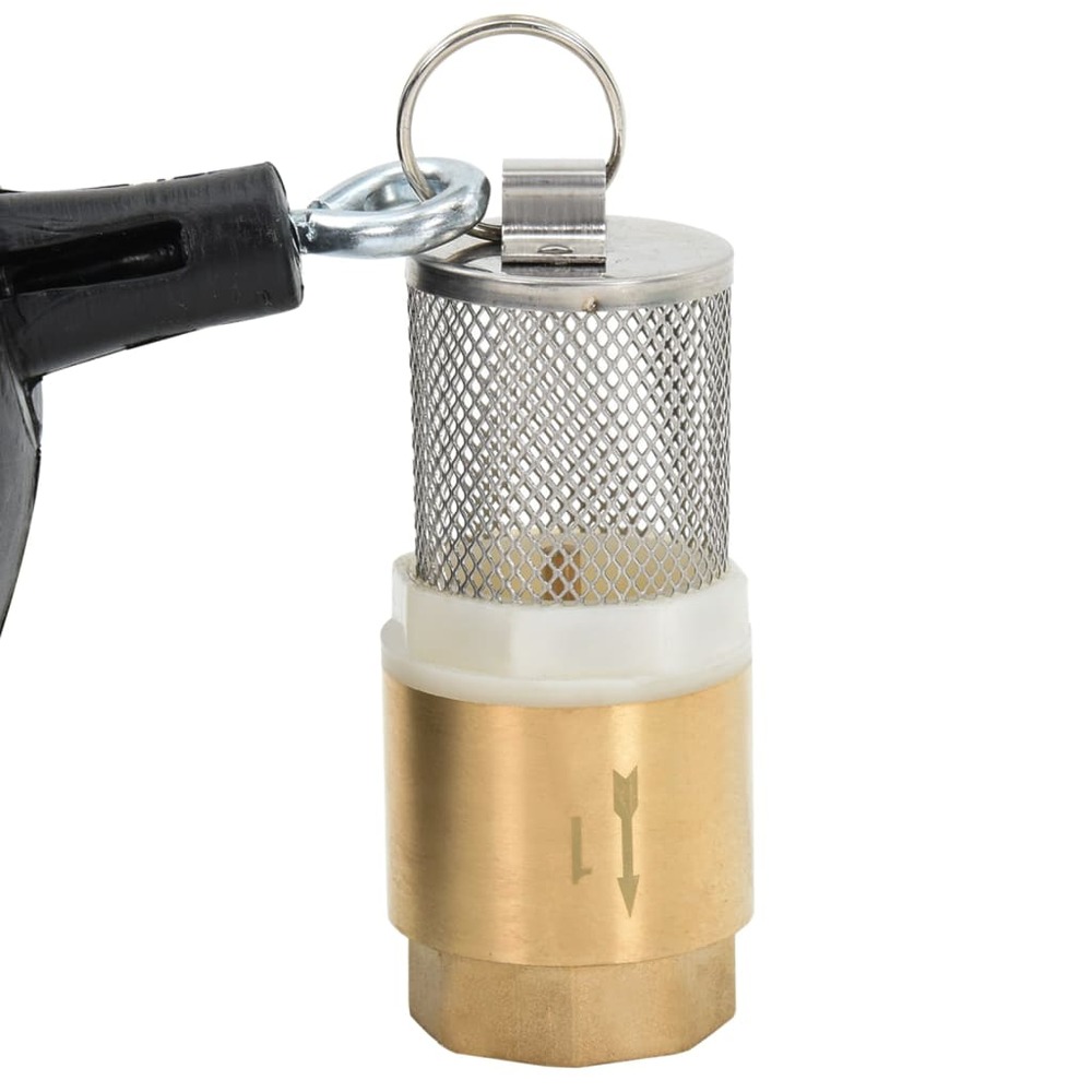 Tuyau d'aspiration avec raccords en laiton vert 1,1