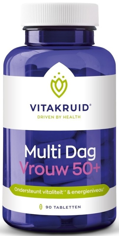 Vitakruid Multi Dag Vrouw 50+ 90 tabletten