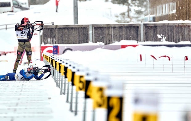 Biathlon Training -Stadion Hohenzollern als Geschenk
