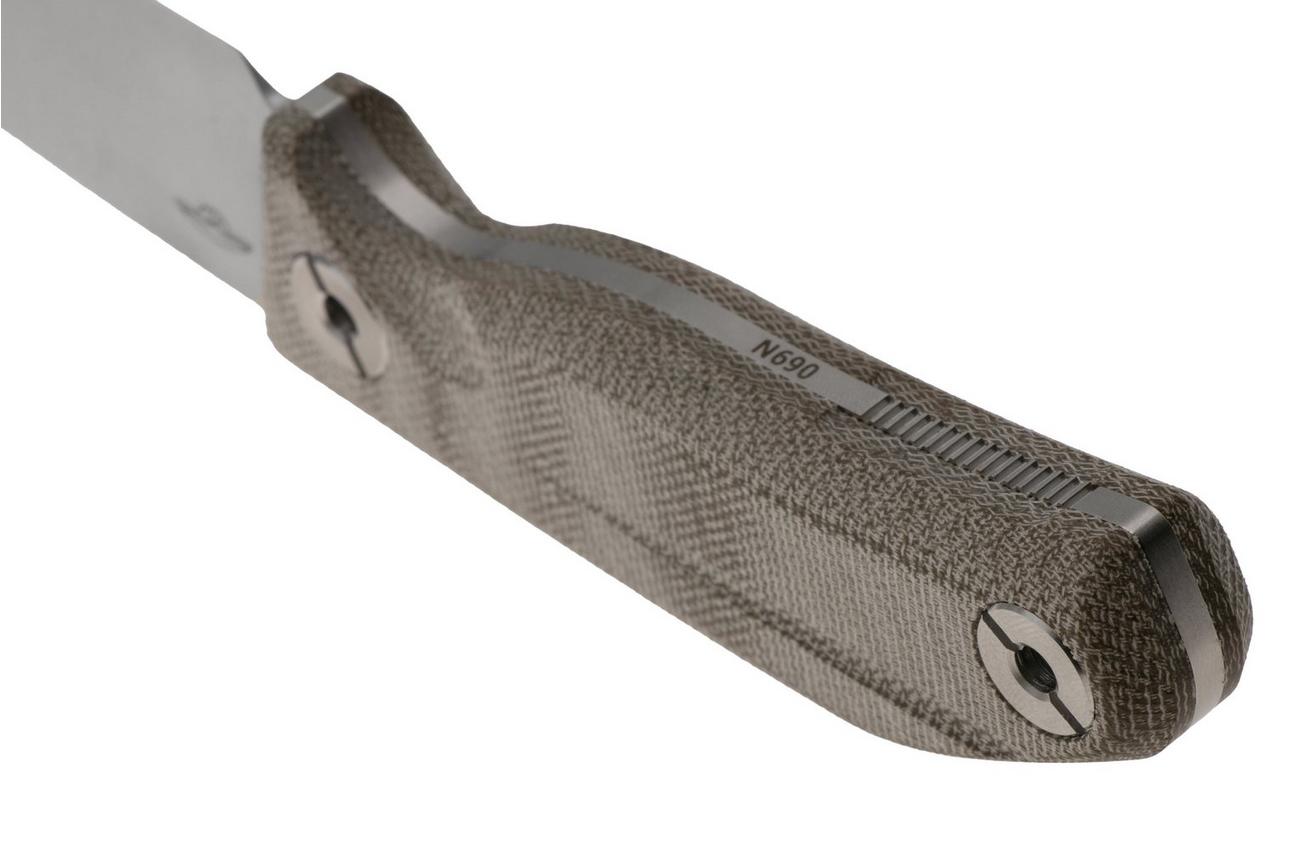 Real Steel CVX-80 3563 OD-Green Micarta bushcraftmes, Poltergeist design