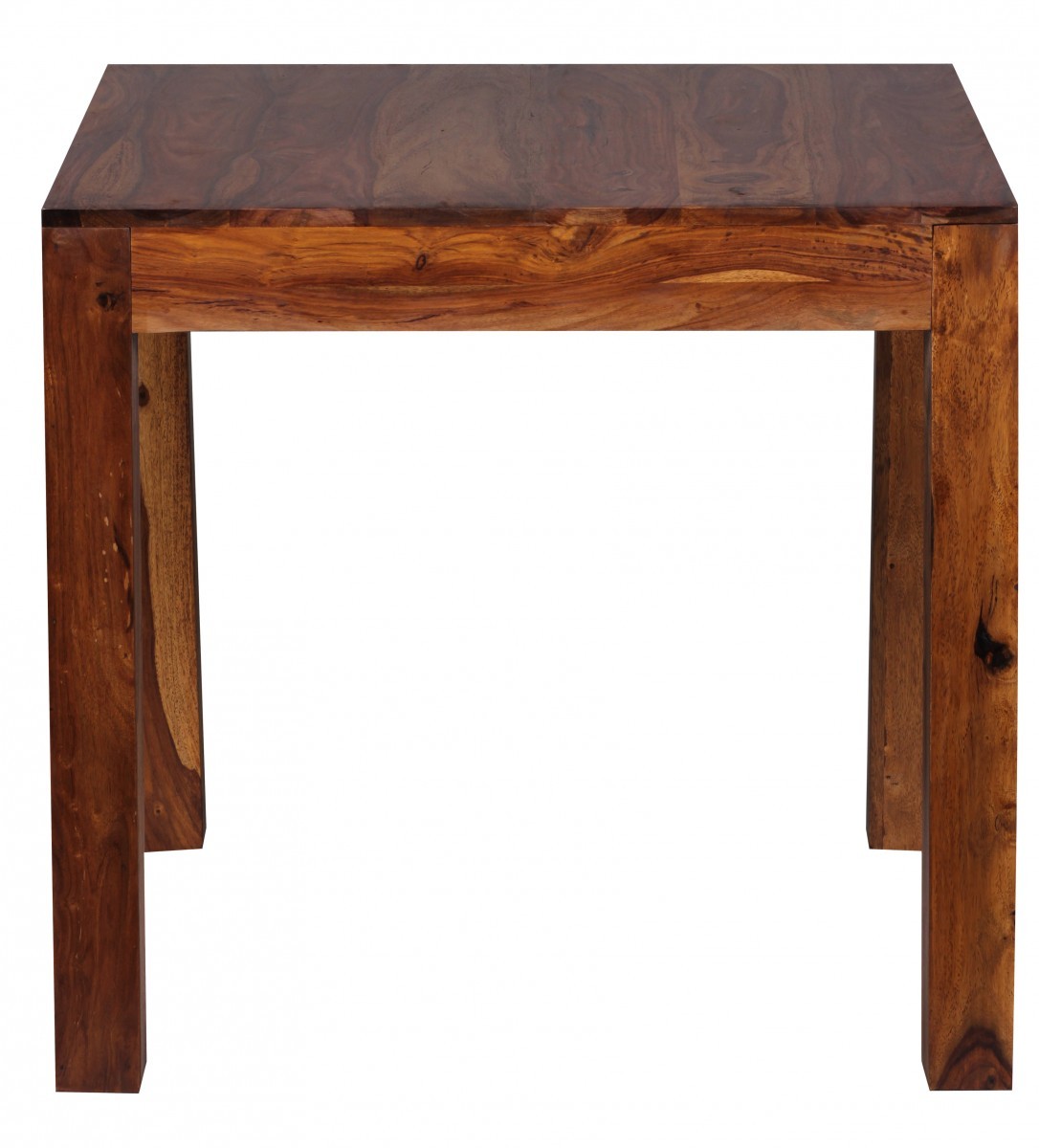 Esstisch - Sheesham massiv gebeizt - 80x80 cm