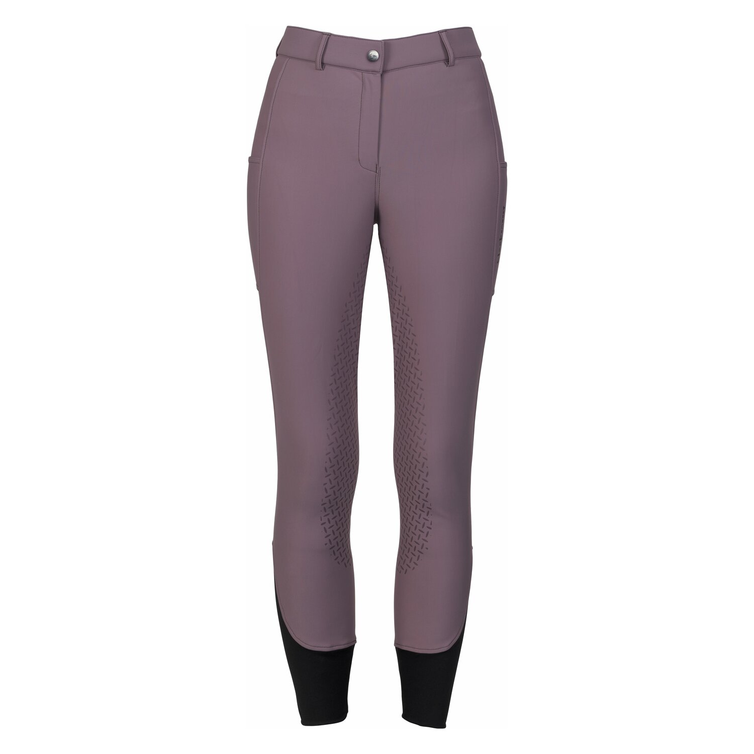 black forest Softshell Grip-Vollbesatz-Reithose  - vintage grape