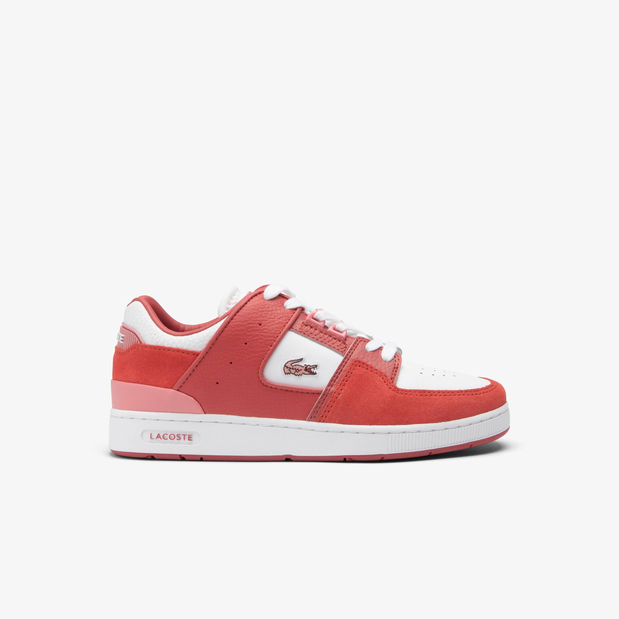 Damen-Sneakers COURT CAGE aus Leder Sneakers - Rosa - Lacoste - Damen