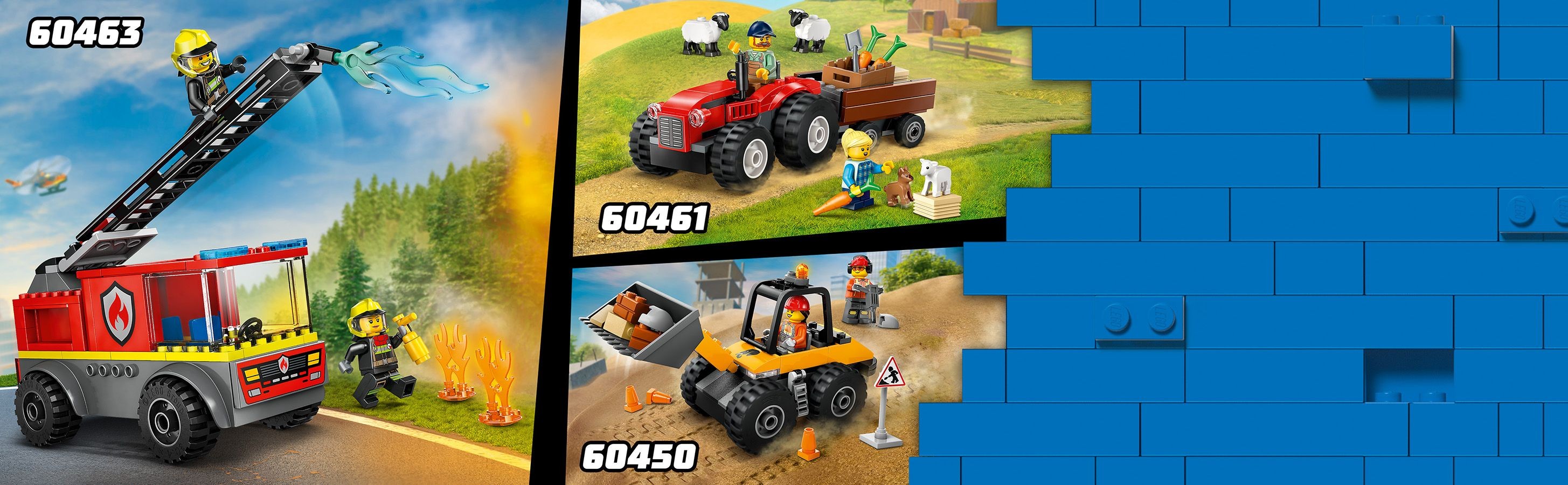 LEGO - LEGO City - Brandbil med stige (60463)