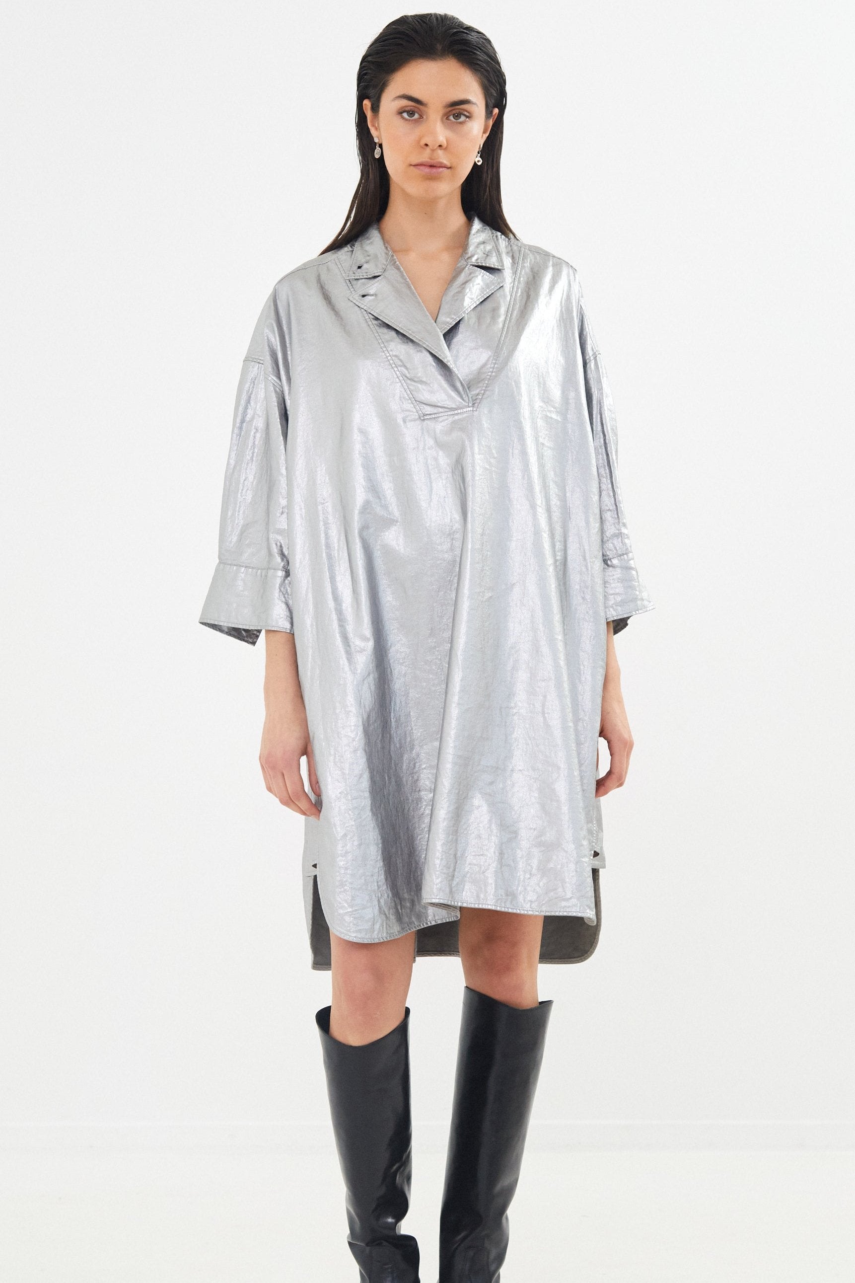 Rabens Saloner  Hardis hørkaftan - Antique silver