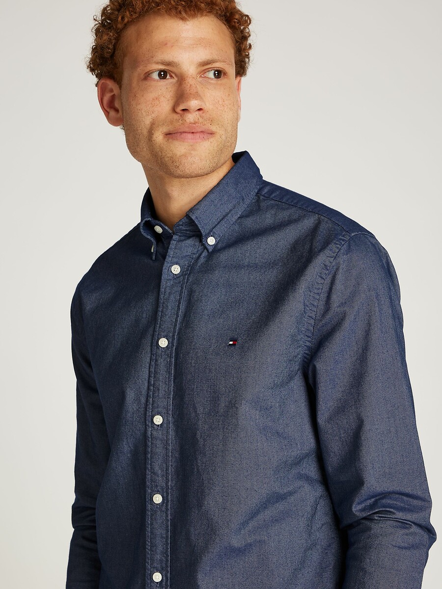 TOMMY HILFIGER<br>Camisa Oxford reta