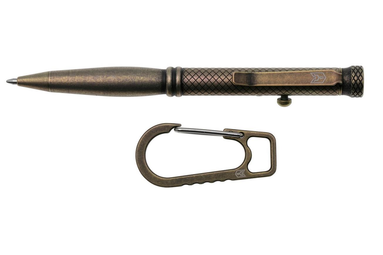 Bestechman Scribe BM16E Bronze Black Stonewash Titanium, tactische pen