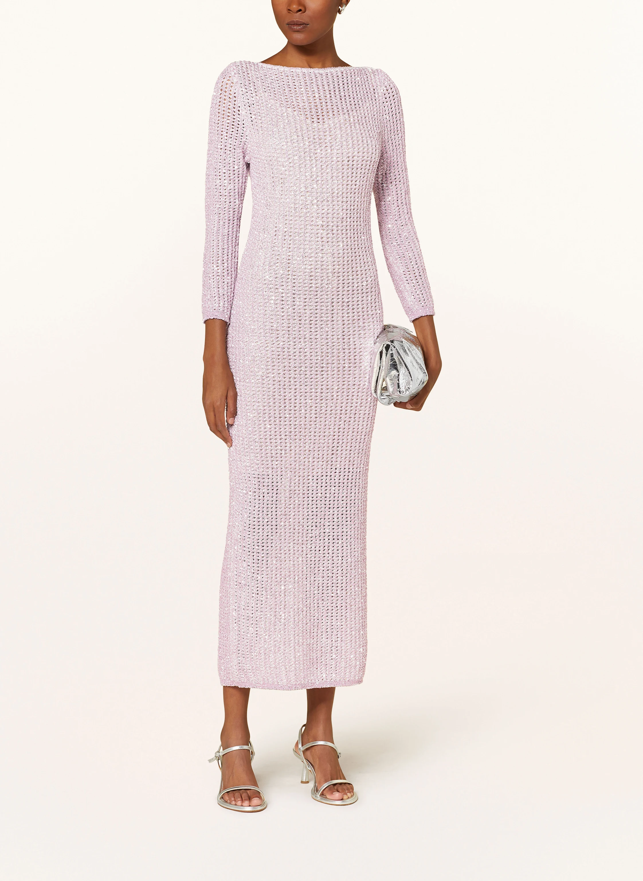 MARC CAIN Strickkleid mit Pailletten