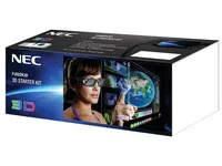 NEC 3D Starter Kit - 3D-briller - aktive lukker - for NEC NP115, NP210, NP216, NP-V260, NP-V300, U250, U260, U300, U310, V230, V260, V300