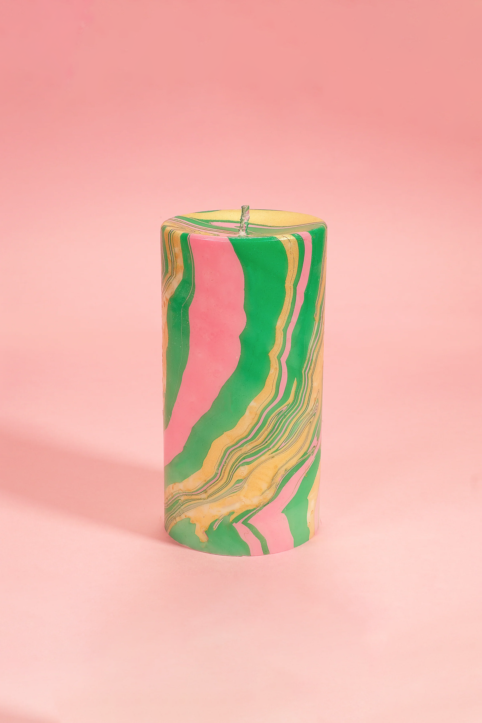 FLAMINGO CANDLES Bougie BEVERLY HILLS MARBLE PILLAR CANDLE Multicolore