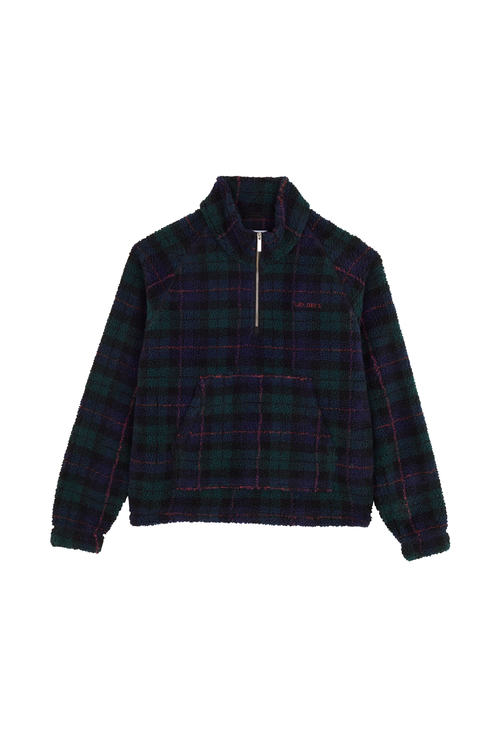 LES DEUX Blouson Ren Half-Zip Jacket Multicolore