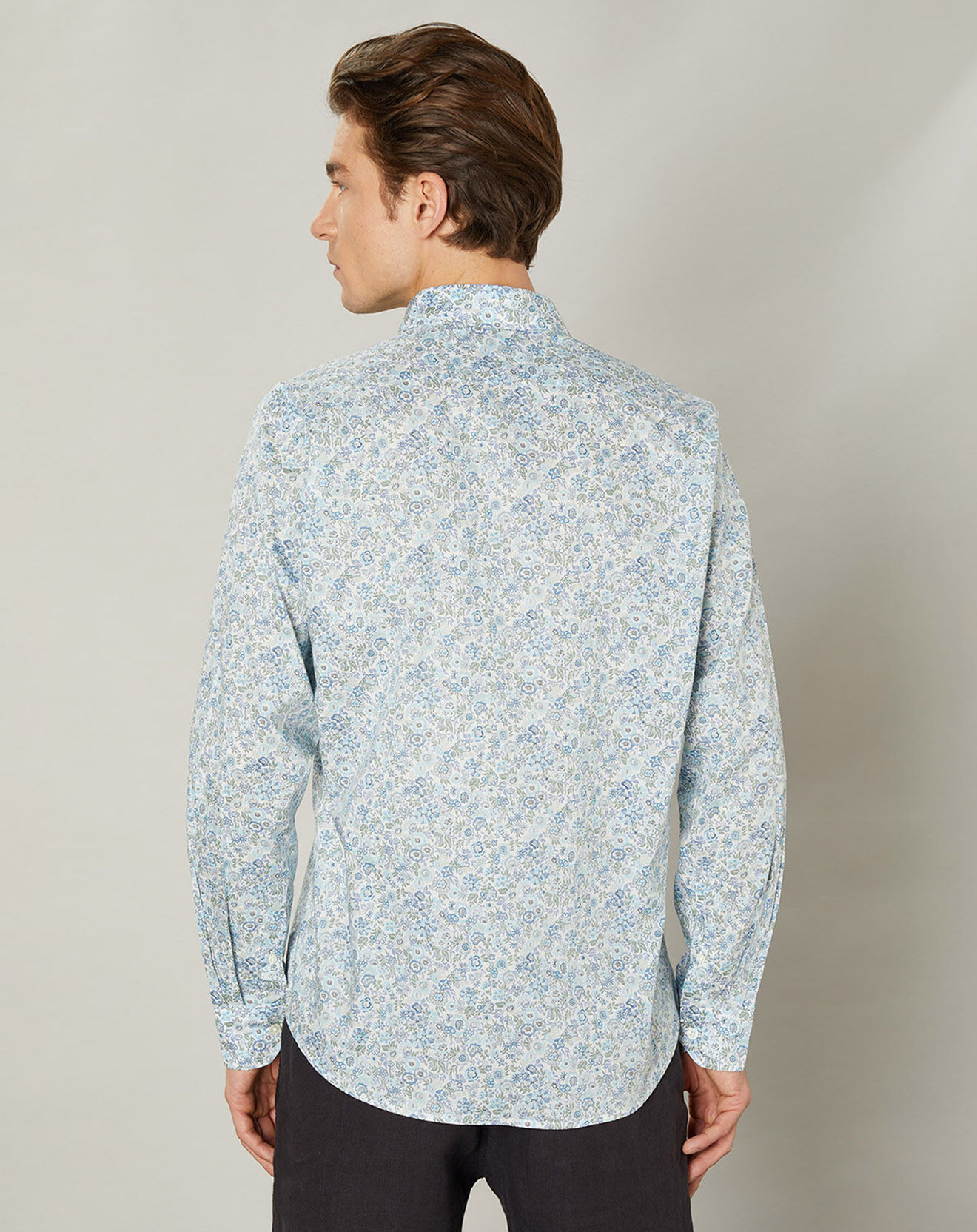 Hartford Chemise slim Sammy bleue