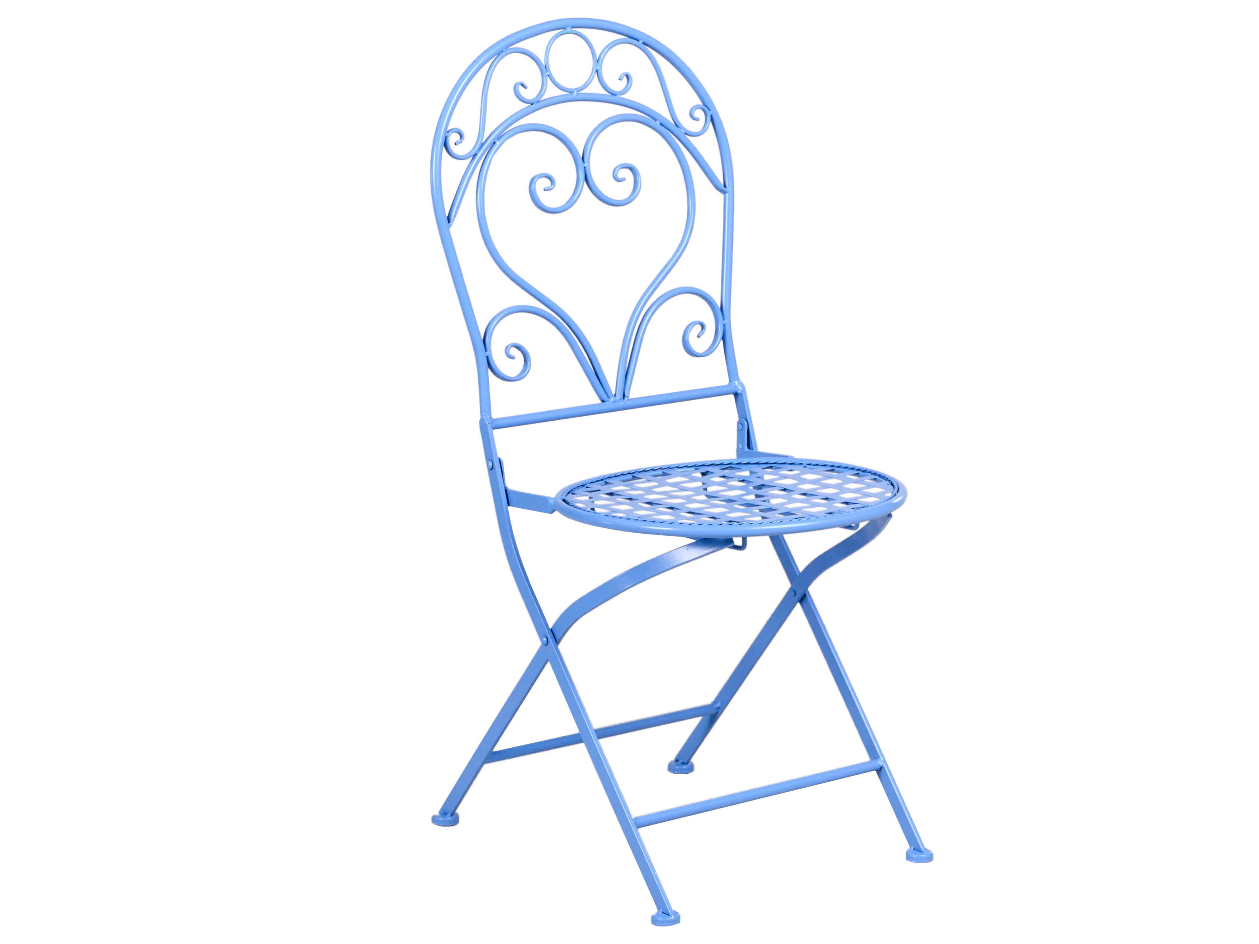 Bistroset ALBINIA Metaal Blauw